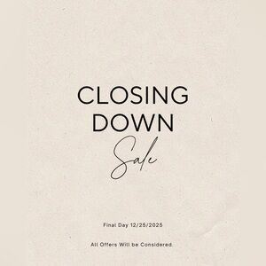 Closing Down Sale Poster